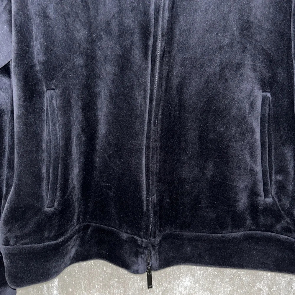 Authentic Emporio Armani velvet full size sweatshirt